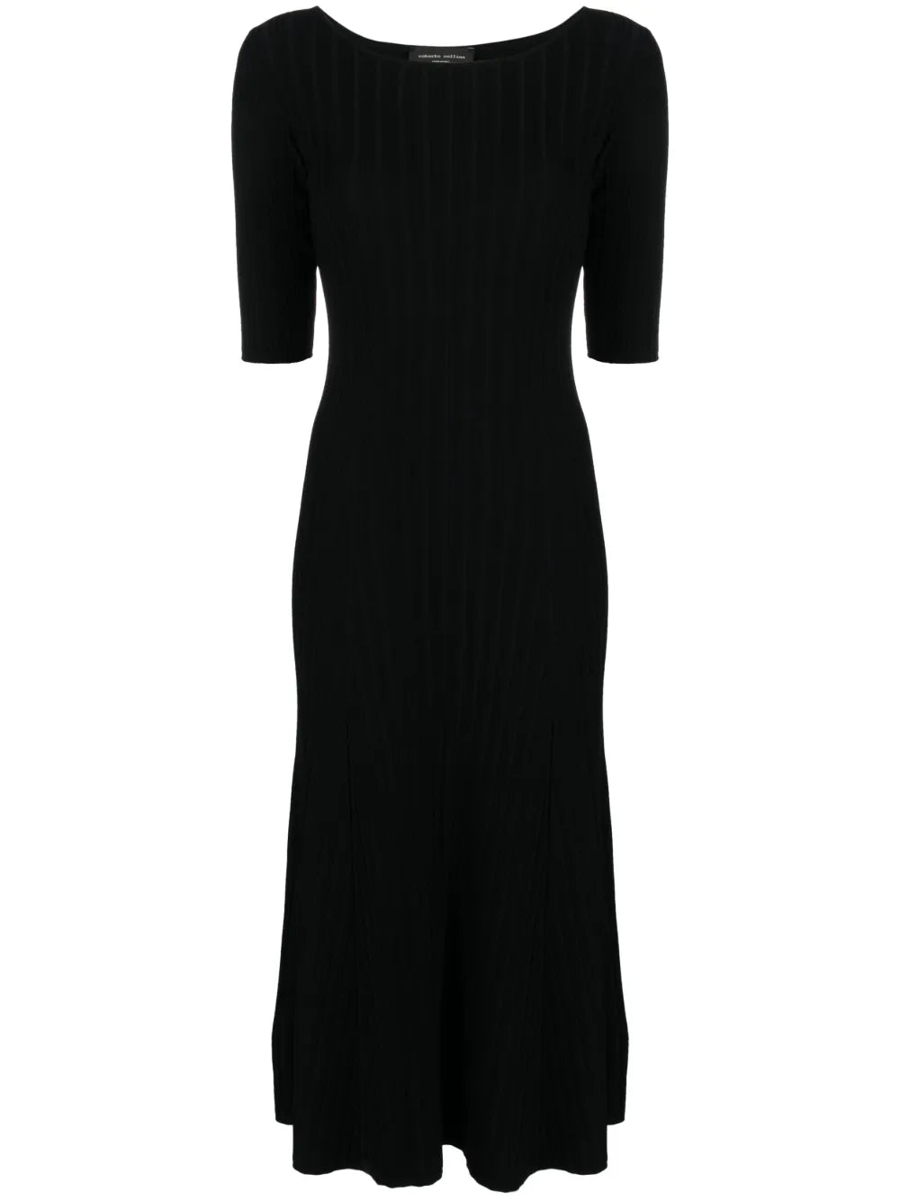 Ribbed-Knit Midi Dress