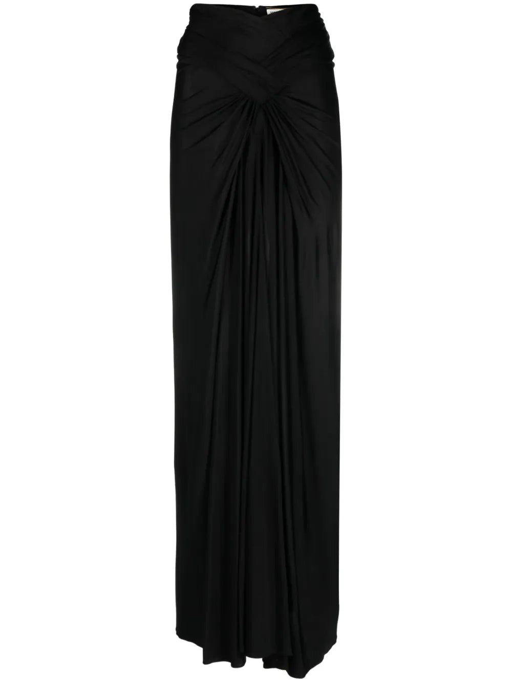 Ruched Jersey Maxi Skirt