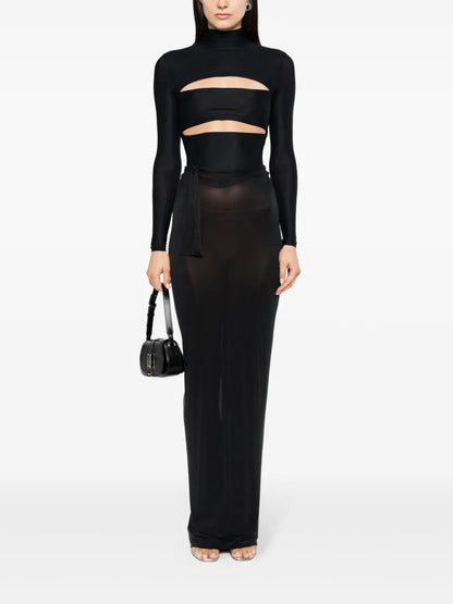 Hania Draped Maxi Skirt