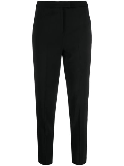 Essential High-Waisted Cigarette Trousers