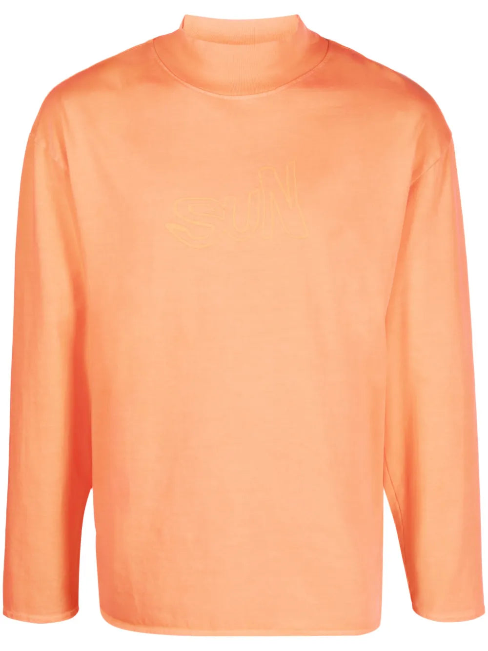 High-Neck Cotton Sweatshirt
