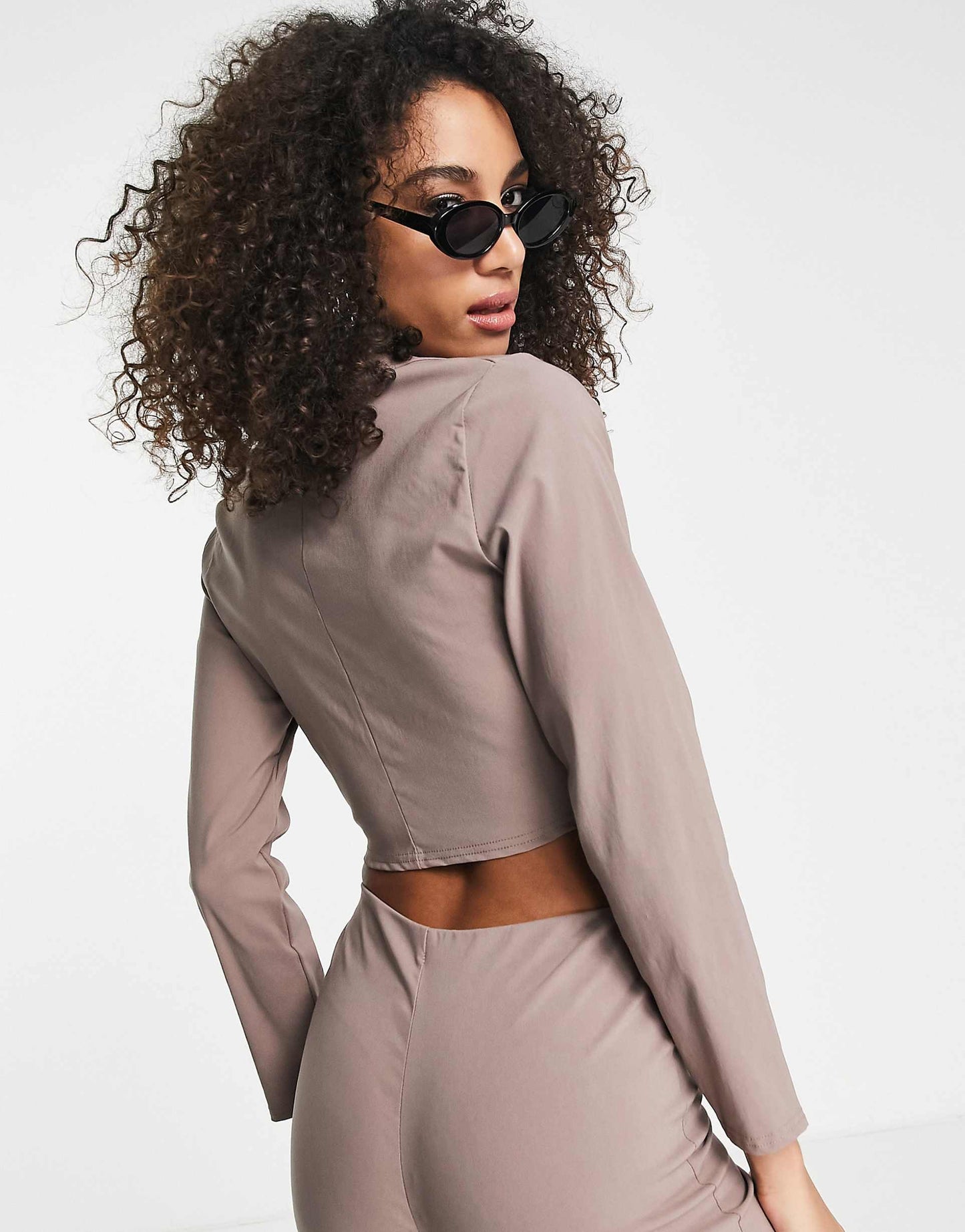 Cropped Blazer Co Ord