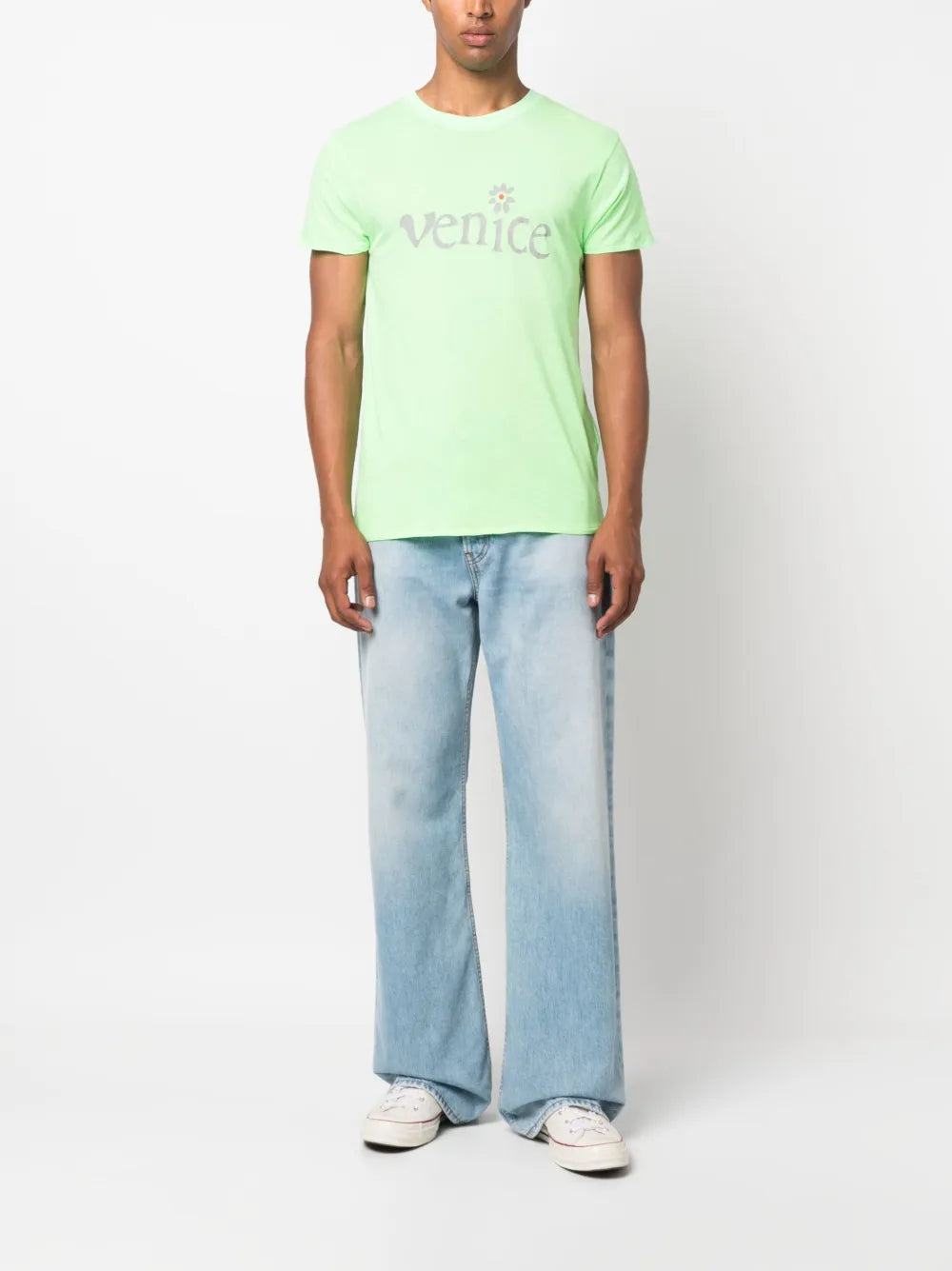 Slogan-Print Cotton T-Shirt