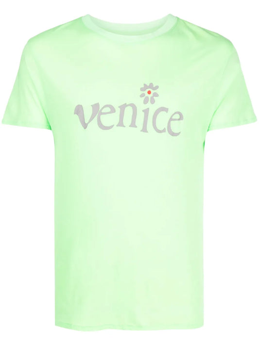 Slogan-Print Cotton T-Shirt