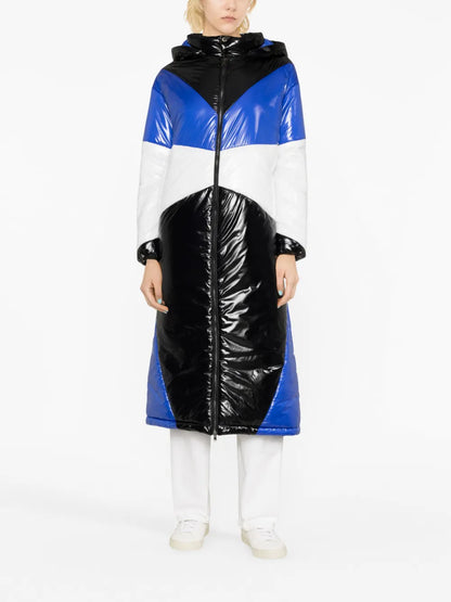 Oversized Colour-Block Coat