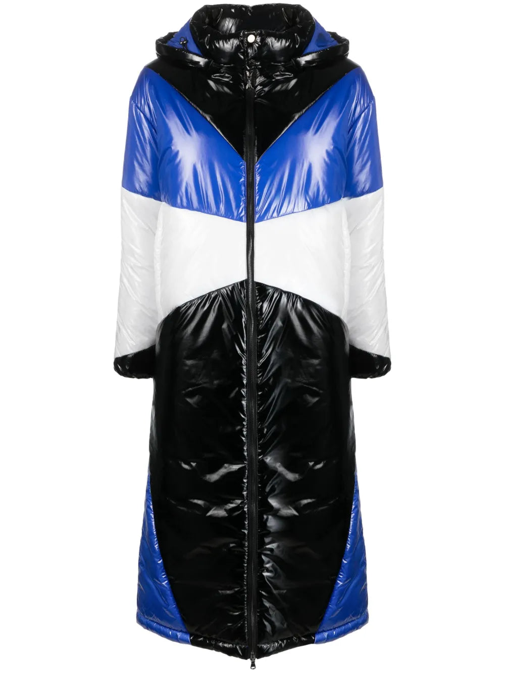 Oversized Colour-Block Coat