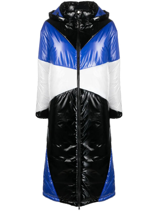 Oversized Colour-Block Coat