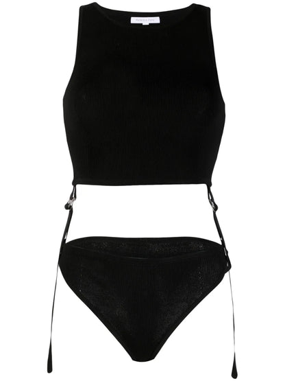 Ribbed-Knit Sleeveless Bodysuit