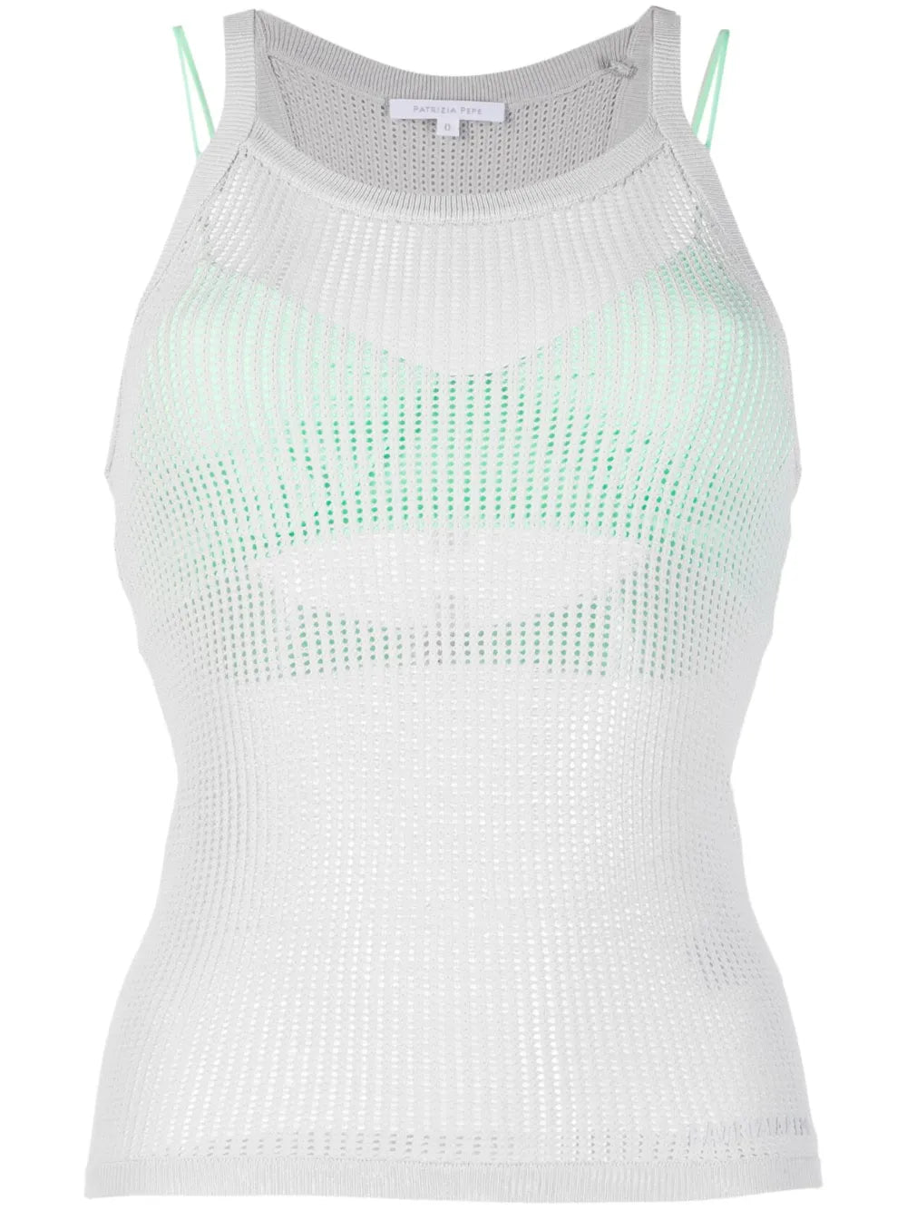 Sleeveless Mesh Tank Top