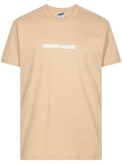 Horizontal Logo "Sand" T-Shirt