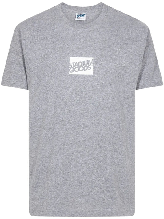 Boxed Tilt Logo "Heather Grey" T-Shirt