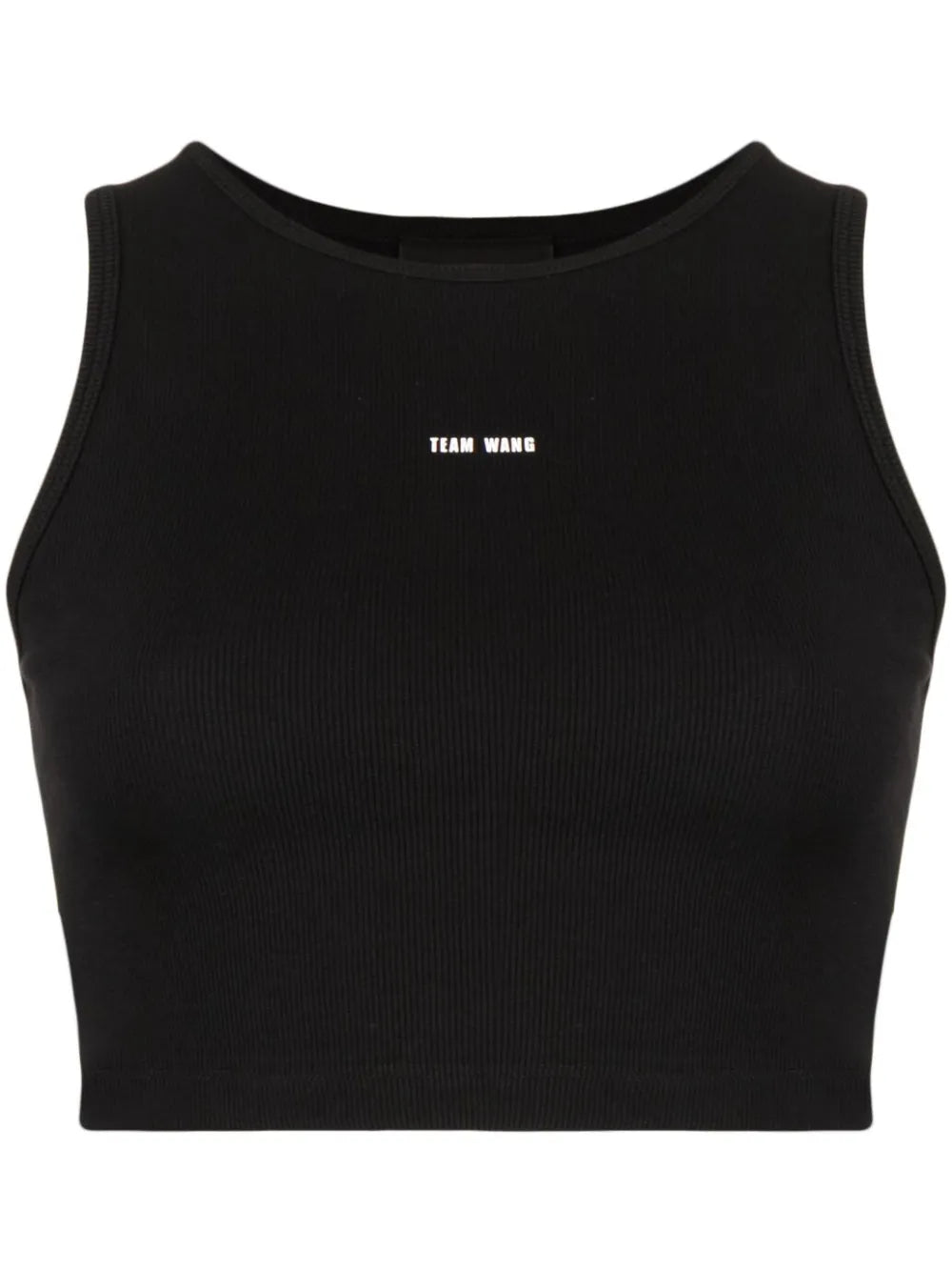 Logo-Print Cropped Tank Top
