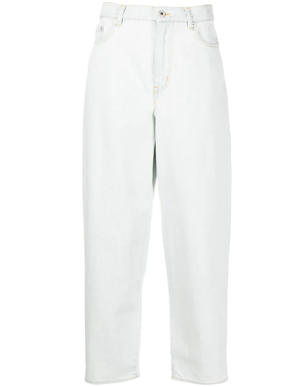Logo-Embroidered Straight-Leg Jeans