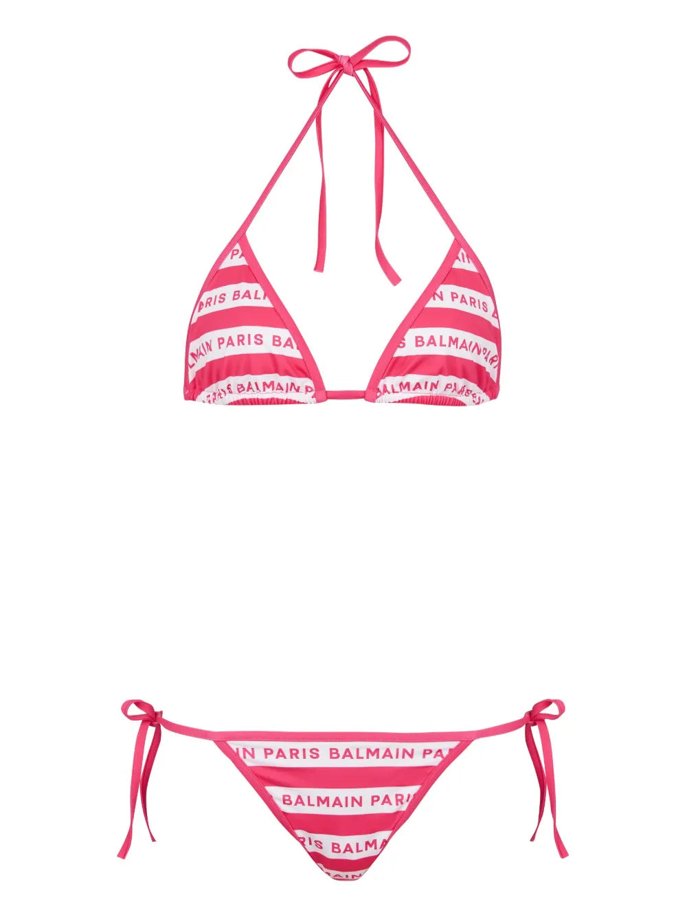 Logo-Print Bikini Set