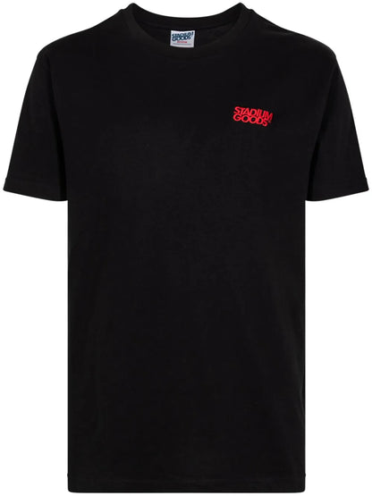 Stacked Logo Embroidered T-Shirt