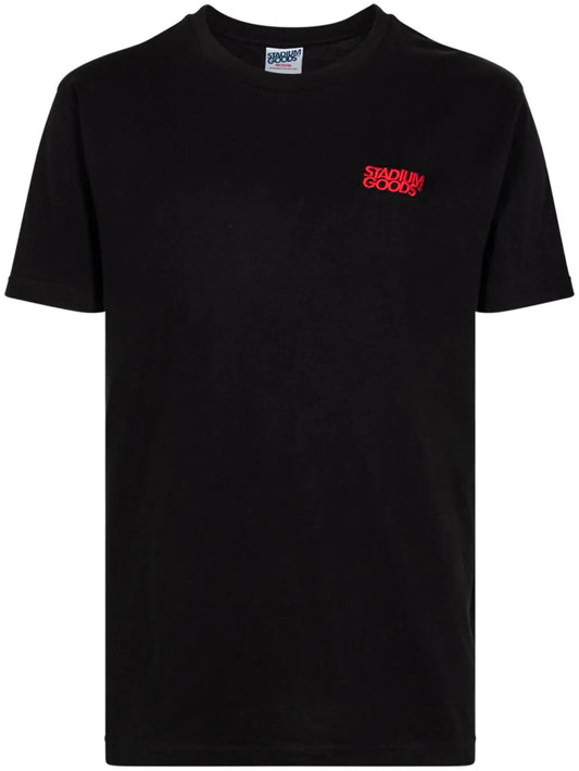 Stacked Logo Embroidered T-Shirt