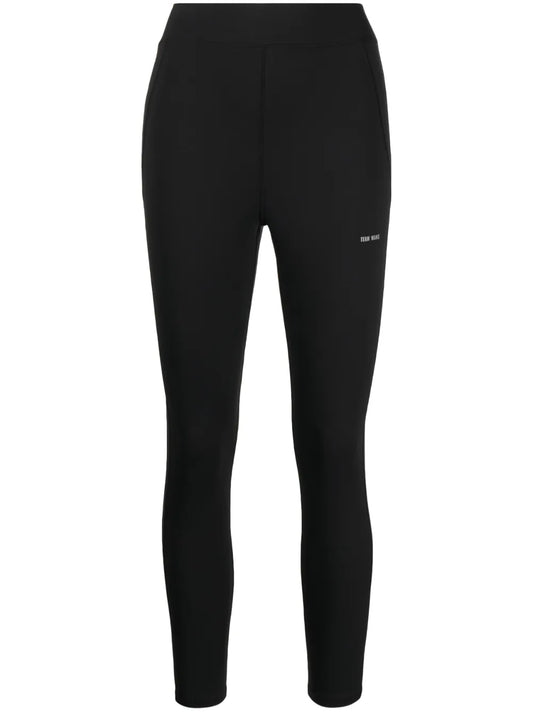 Logo-Print Panelled Leggings