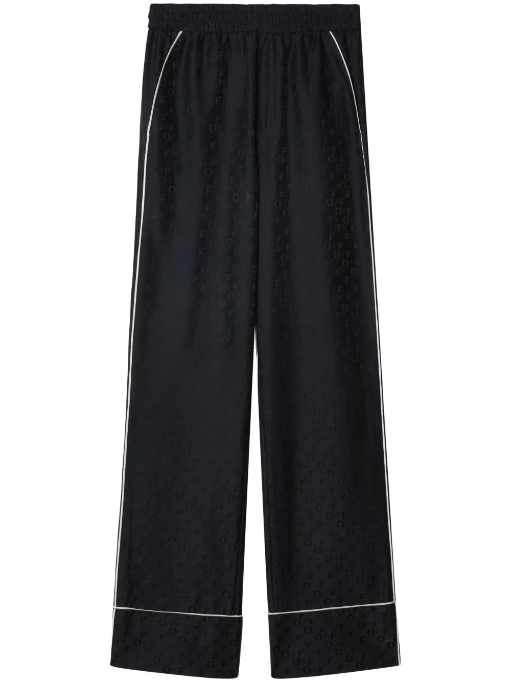 Straight-Leg Pyjama-Inspired Trousers