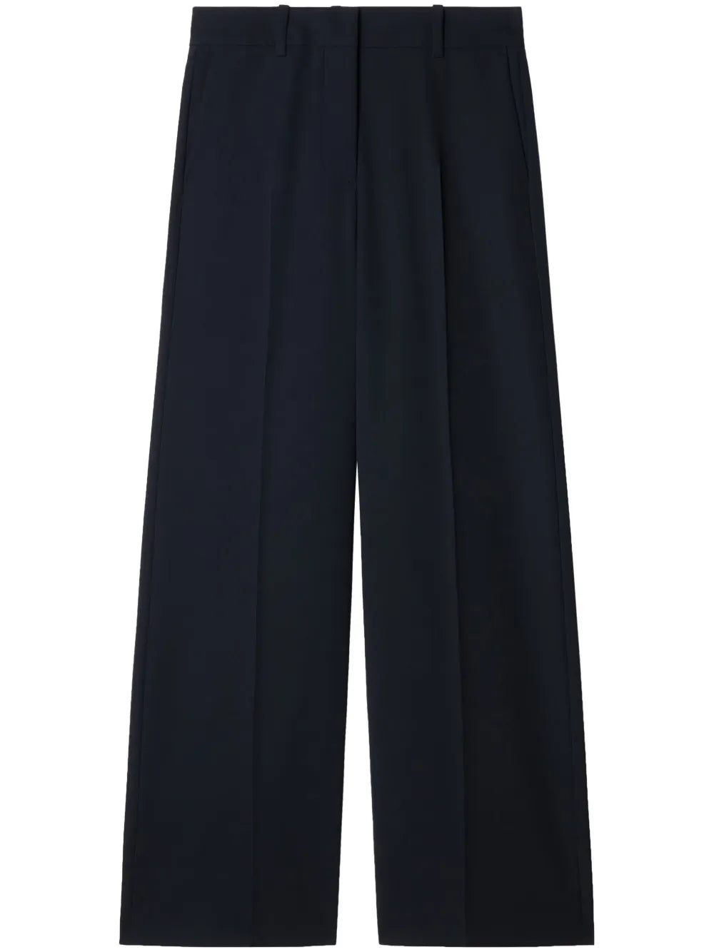 Wide-Leg Wool Trousers