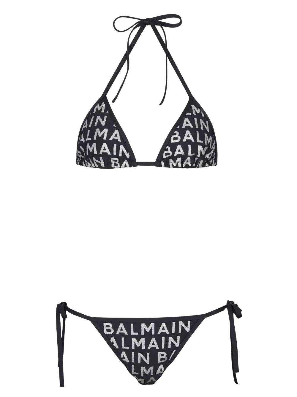 Logo-Print Bikini Set