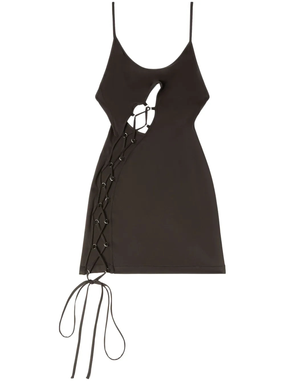 Lace-Up Strech Minidress