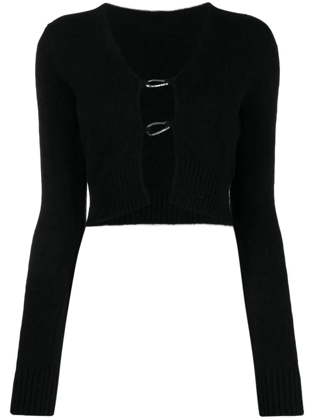 Open Front Long-Sleeve Cardigan