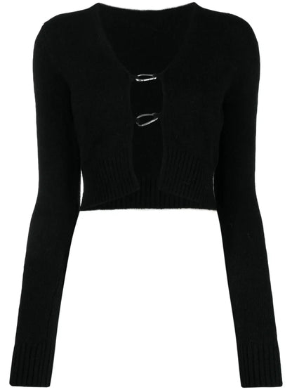 Open Front Long-Sleeve Cardigan