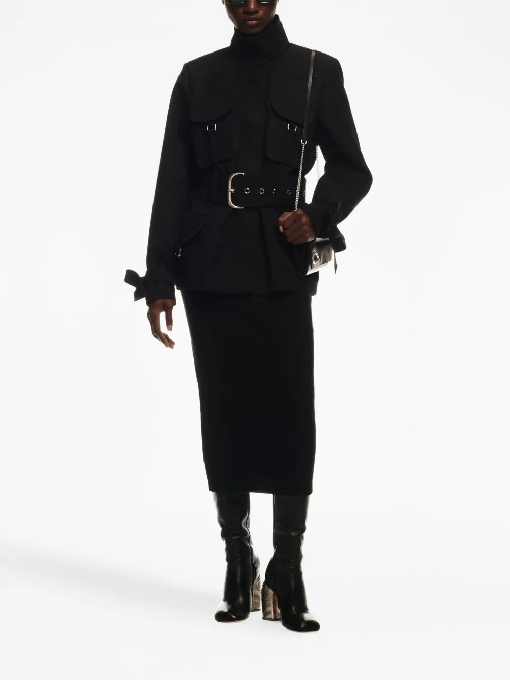 Belted-Waist Jacket