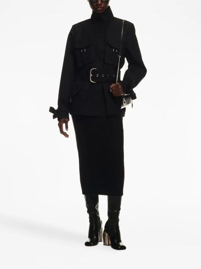 Belted-Waist Jacket