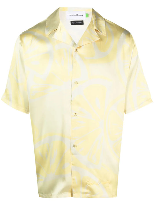 Sliced Lemons Short-Sleeve Shirt