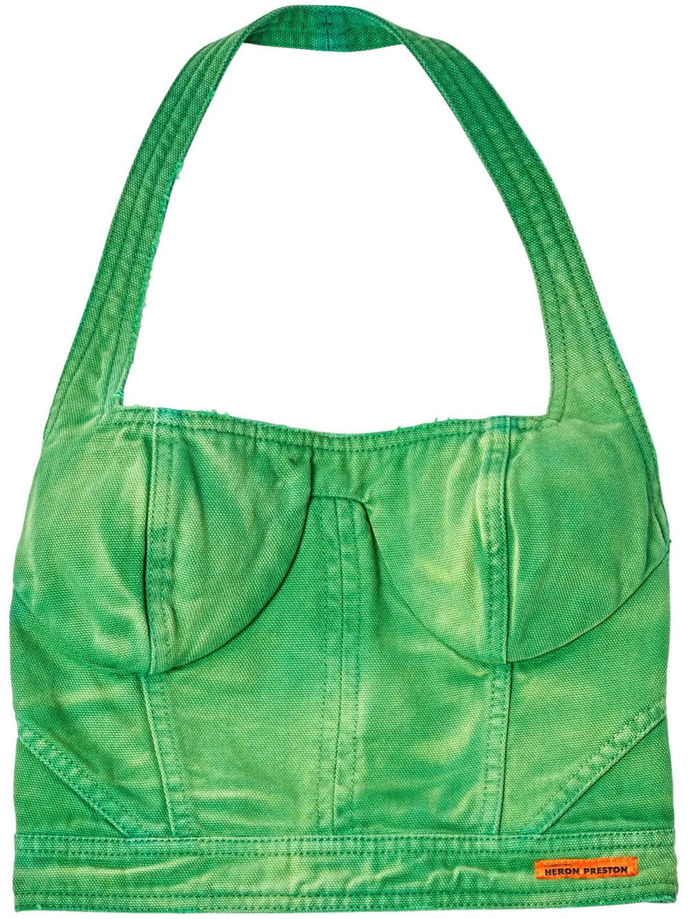 Distressed Cotton Corset Top