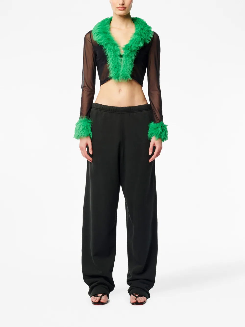 Logo-Patch Cotton Track Pants