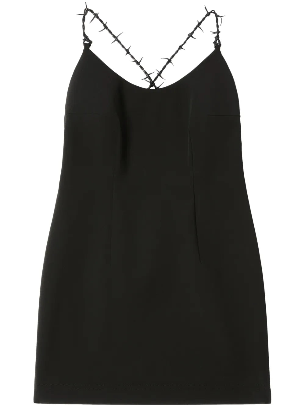 Logo-Patch Criss-Cross Strap Dress