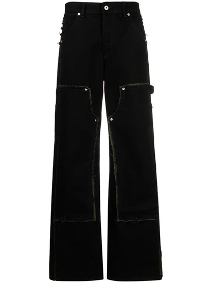 Rebuilt Wide-Leg Carpenter Jeans