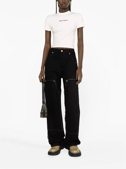 Rebuilt Wide-Leg Carpenter Jeans