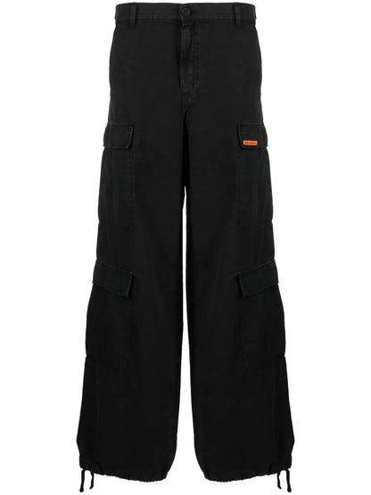 Mid-Rise Cargo Trousers