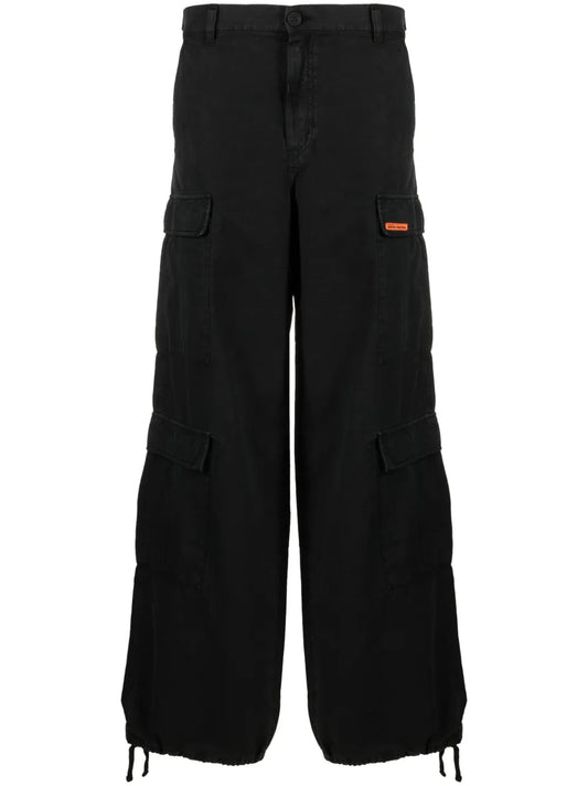Mid-Rise Cargo Trousers