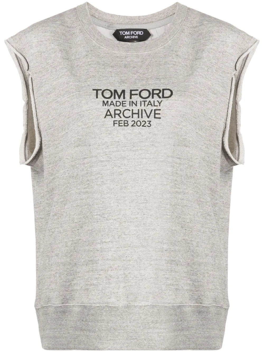 Logo-Print Cotton Tank Top