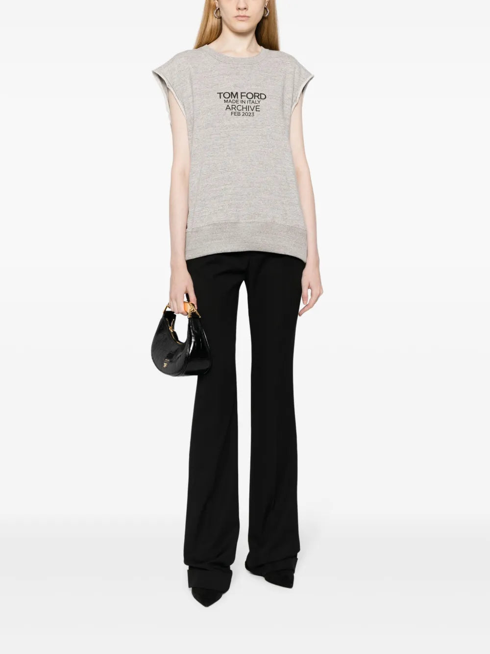 Logo-Print Cotton Tank Top