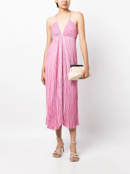 Angelina Pleated Dress