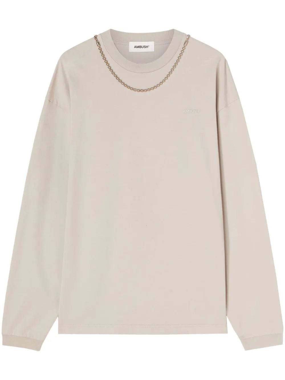Ballchain Long-Sleeve Cotton Top