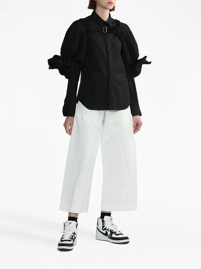 Long-Sleeved Cotton Shirt