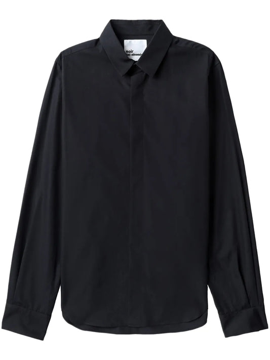 Long-Sleeved Cotton Shirt