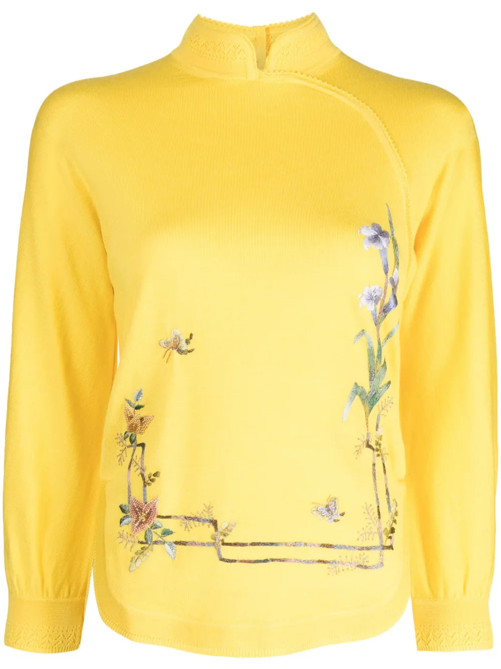Renascent Collection Floral-Print Jumper