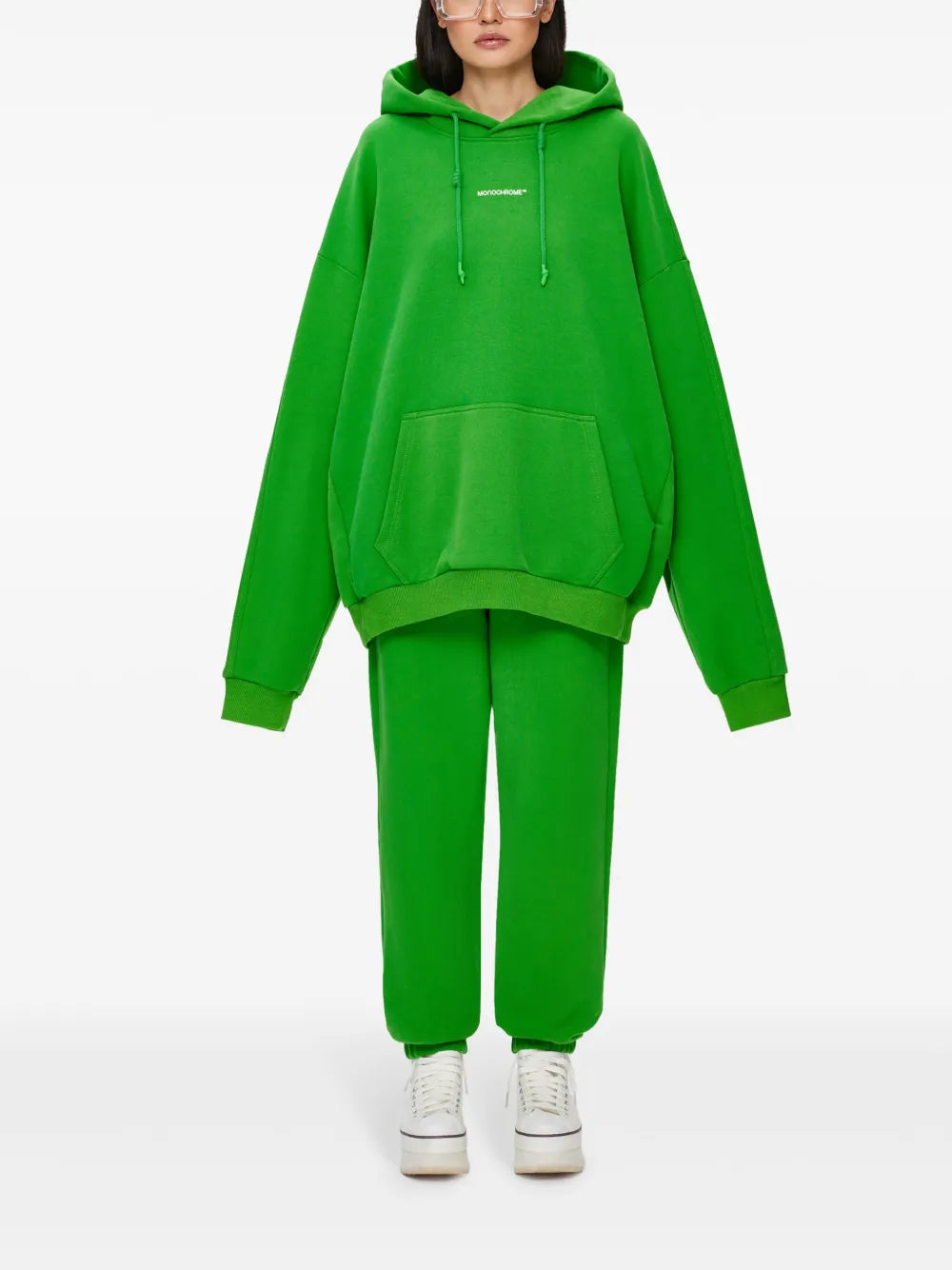 Logo-Print Drawstring Hoodie