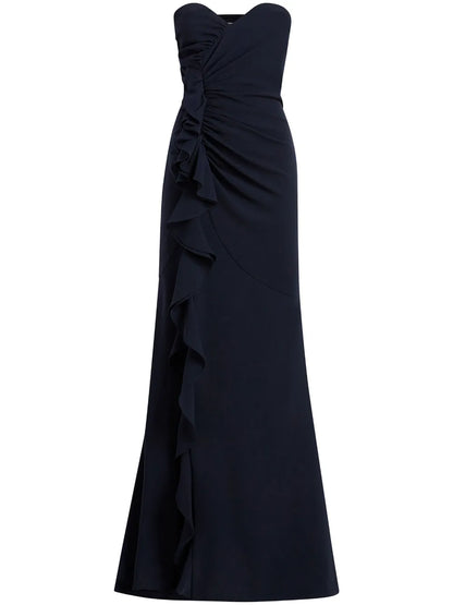 Hyde Ruffle-Detail Gown