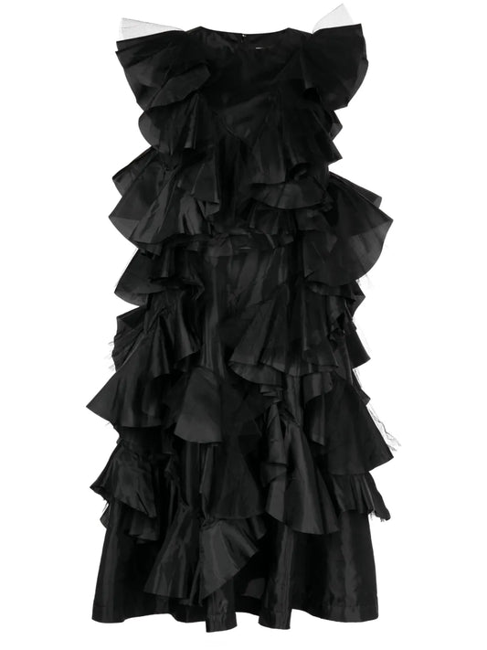 Ruffled A-Line Dress