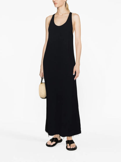 Scoop-Neck Sleeveless Dress
