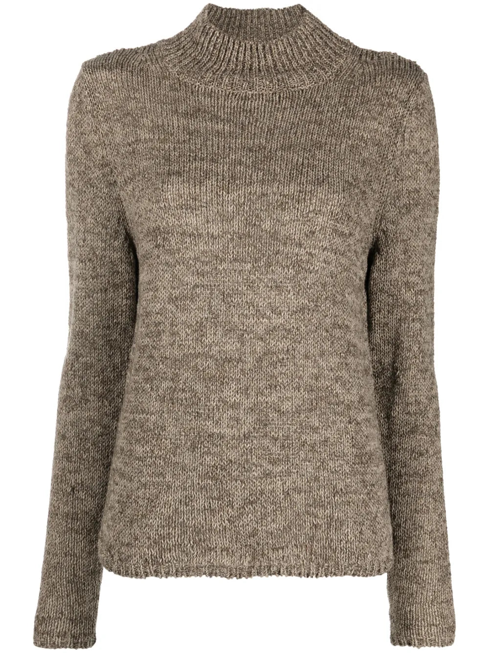 High-Neck Knitted Jumper