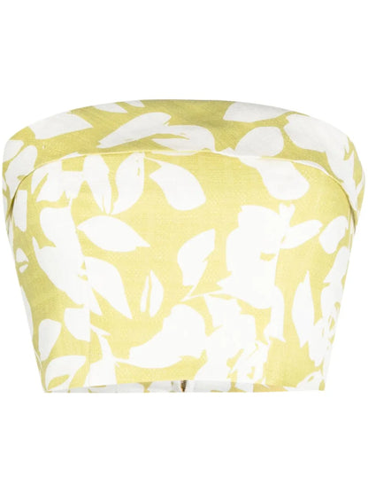 Lilly Tube Linen Top